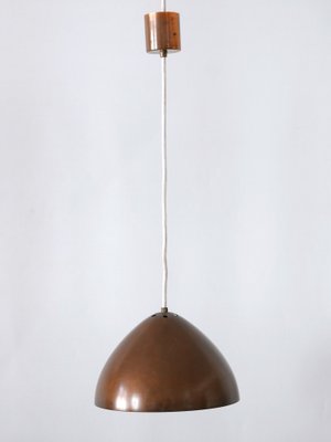 Mid-Century Modern Copper Pendant Lamp, Finland, 1950s-WPT-1755695