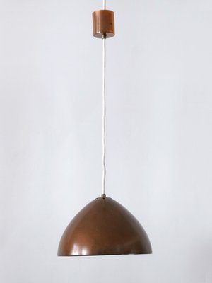 Mid-Century Modern Copper Pendant Lamp, Finland, 1950s-WPT-1755695