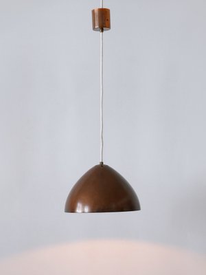 Mid-Century Modern Copper Pendant Lamp, Finland, 1950s-WPT-1755695