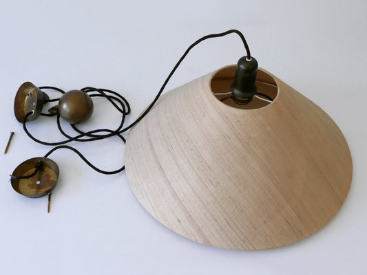 Mid-Century Modern Counterweight Brass Pendant Lamp, Germany, 1960s-WPT-2016366