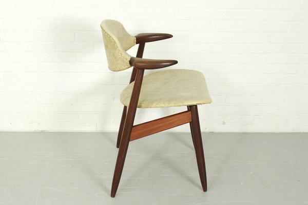 Mid-Century Modern Cowhorn Chair in Solid Teak from Tijsseling Nijkerk, 1960s-ZA-1259802