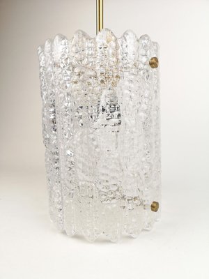 Mid-Century Modern Crystal Cylinder Pendant Lamp by Carl Fagerlund for Orrefors, 1960s-UYK-806911