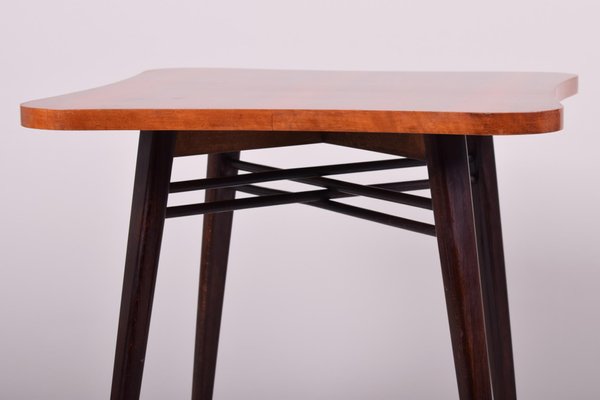 Mid-Century Modern Czech Table in Walnut, 1940s-WHY-1107739