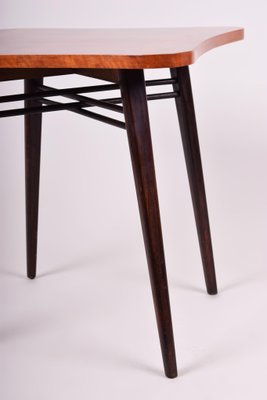 Mid-Century Modern Czech Table in Walnut, 1940s-WHY-1107739