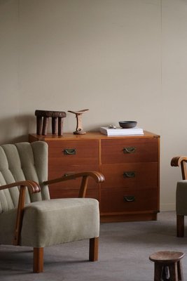 Mid-Century Modern Danish Chest of Drawers in Oregon Pine, 1950s-MXF-2024343