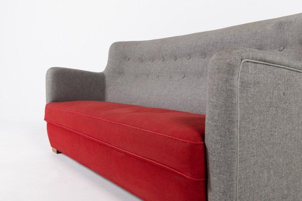 Mid-Century Modern Danish Sculptural Sofa, 1950s-KMC-1298846