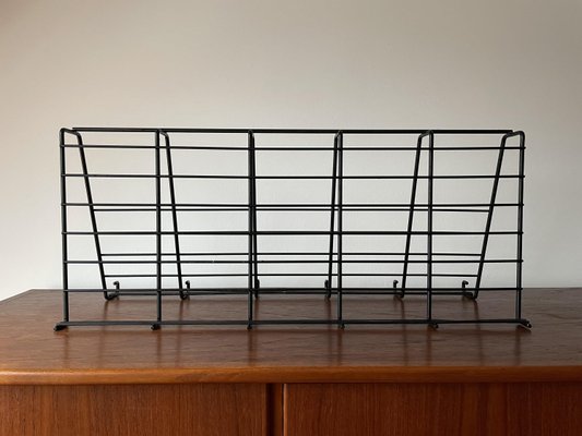 Mid-Century Modern Danish String Hanging Shelf with Hat Rack-WSA-877765