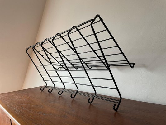 Mid-Century Modern Danish String Hanging Shelf with Hat Rack-WSA-877765