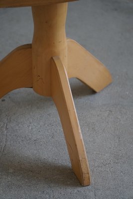 Mid-Century Modern Danish Swivel Tripod Stool in Elm, 1970s-MXF-1704415