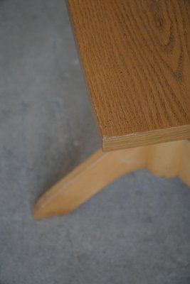 Mid-Century Modern Danish Swivel Tripod Stool in Elm, 1970s-MXF-1704415