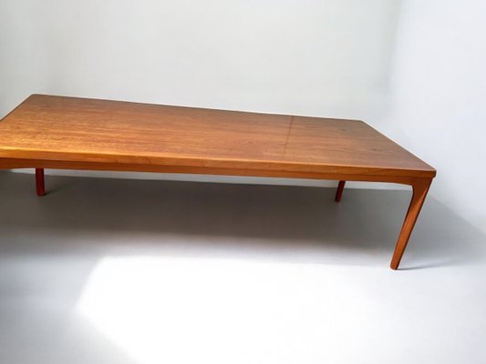 Mid-Century Modern Danish Teak Coffee Table by Henning Kjærnulf for Vejle Mobelfabrik-PYR-2033787