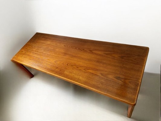 Mid-Century Modern Danish Teak Coffee Table by Henning Kjærnulf for Vejle Mobelfabrik-PYR-2033787