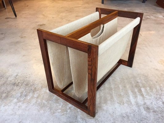 Mid-Century Modern Danish Teak & Rosewood Magazine Stand from Aksel Kjersgaard-WSA-831215