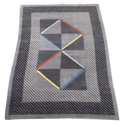 Mid-Century Modern Diamond Pattern Rug, 1980s-GDD-1097100