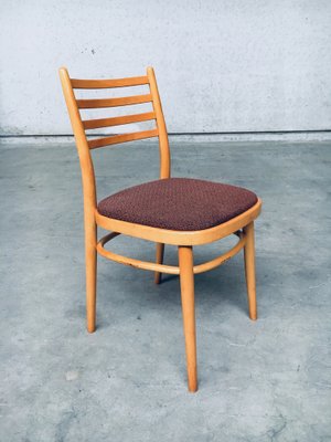 Mid-Century Modern Dining Chairs from Ton, Czechoslovakia, 1968, Set of 4-RQV-1188982