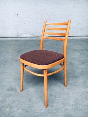 Mid-Century Modern Dining Chairs from Ton, Czechoslovakia, 1968, Set of 4-RQV-1188982