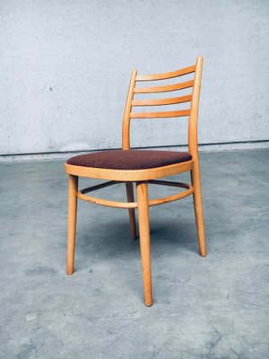 Mid-Century Modern Dining Chairs from Ton, Czechoslovakia, 1968, Set of 4-RQV-1188982