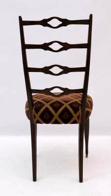 Mid-Century Modern Dining Chairs in Walnut by Guglielmo Ulrich, Italy, 1950s, Set of 6-FER-1001341