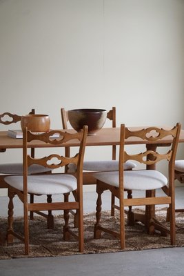 Mid-Century Modern Dining Room Table in Oak & Teak by Ditte & Adrian Heath, 1960s-MXF-1720343