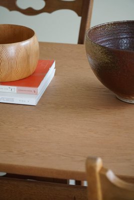 Mid-Century Modern Dining Room Table in Oak & Teak by Ditte & Adrian Heath, 1960s-MXF-1720343