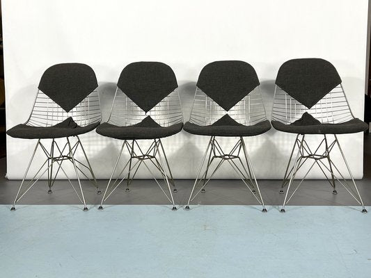 Mid-Century Modern DKR Bikini Chairs by Charles Eames for Herman Miller, Set of 4-OT-1240546