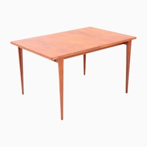 Mid-Century Modern Extending Dining Table in Teak by Henry Rosengren Hansen for Brande Møbelindustri-MY-1273585