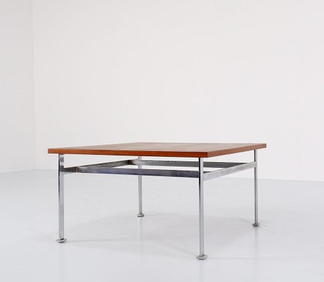 Mid-Century Modern F.llI Saporiti Square Coffee Table, Italy, 1970s-JG-1329395