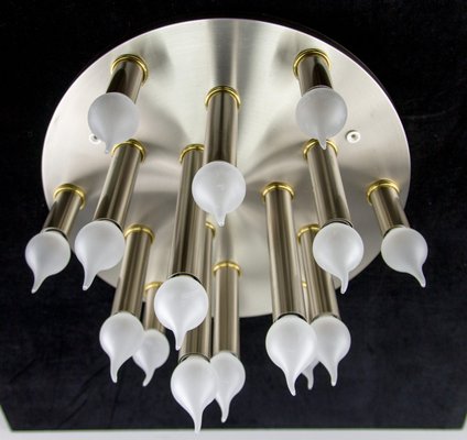 Mid-Century Modern Fifteen-Light Ceiling Lamp from Sölken, 1970s-KEG-1416719