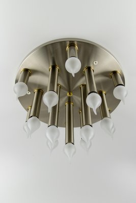 Mid-Century Modern Fifteen-Light Ceiling Lamp from Sölken, 1970s-KEG-1416719