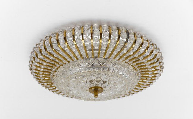 Mid-Century Modern Flush Mount by Emil Stejnar for Rupert Nikoll, 1960s-KQB-1739953