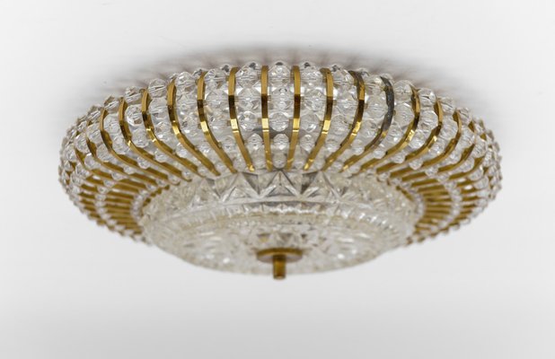 Mid-Century Modern Flush Mount by Emil Stejnar for Rupert Nikoll, 1960s-KQB-1739953