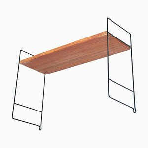 Mid-Century Modern French Shelving in Wood and Metal-WM-1044806