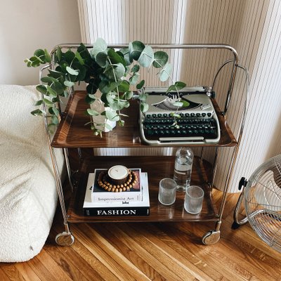 Mid-Century Modern German Bar Cart, 1970s-KND-1420271