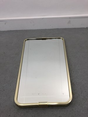 Mid-Century Modern German Golden Wall Mirror, 1970s-JWH-1169735