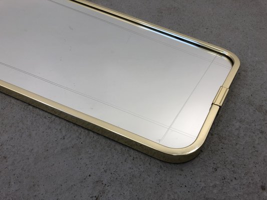 Mid-Century Modern German Golden Wall Mirror, 1970s-JWH-1169735