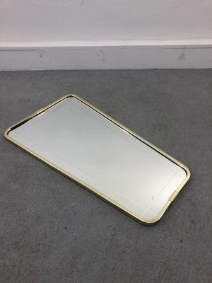 Mid-Century Modern German Golden Wall Mirror, 1970s-JWH-1169735