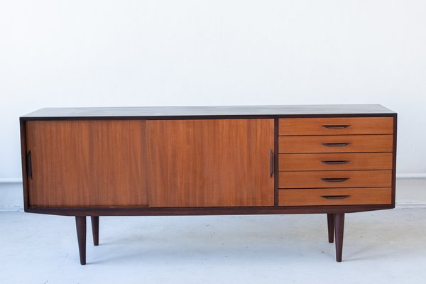 Mid-Century Modern German Teak Sideboard by Otto Wagner for Schwaco-Möbel-Werk, Herford, 1950s-IXA-1785290