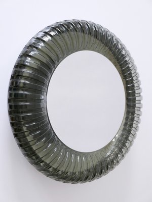 Mid-Century Modern Glass Backlit Wall Mirror, Germany, 1960s-WPT-1765979