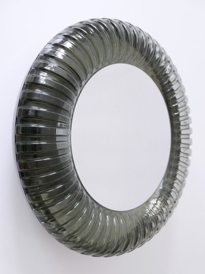 Mid-Century Modern Glass Backlit Wall Mirror, Germany, 1960s-WPT-1765979