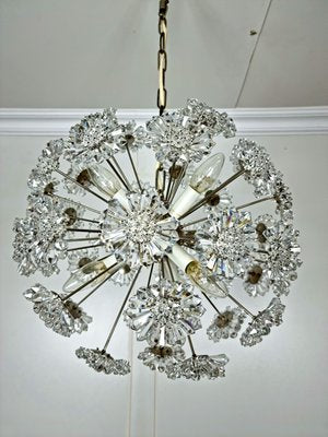 Mid-Century Modern Glass Sputnik Chandelier, 1970s-QJA-1093880