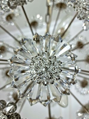 Mid-Century Modern Glass Sputnik Chandelier, 1970s-QJA-1093880