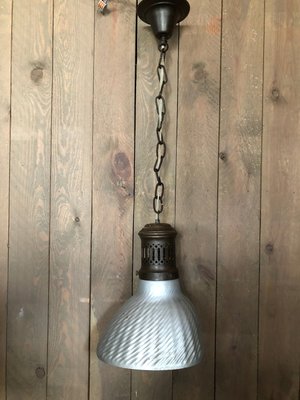 Mid-Century Modern Iron Suspension Lamp, 1940s-QJM-936200