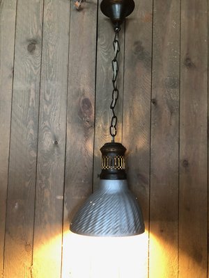 Mid-Century Modern Iron Suspension Lamp, 1940s-QJM-936200