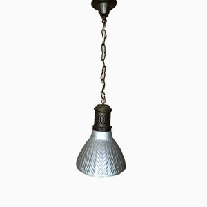 Mid-Century Modern Iron Suspension Lamp, 1940s-QJM-936200