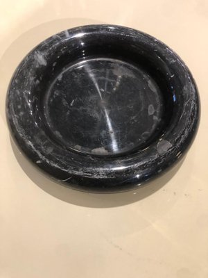 Mid-Century Modern Italian Ashtray in Black Marble by Angelo Mangiarotti, 1967-HQI-1277465