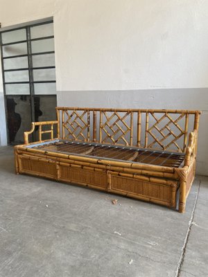 Mid-Century Modern Italian Bamboo Sofa by Vivai Del Sud-DHH-1361970