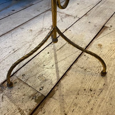 Mid-Century Modern Italian Brass Ashtray and Magazine Rack, 1950s-NMK-1056904