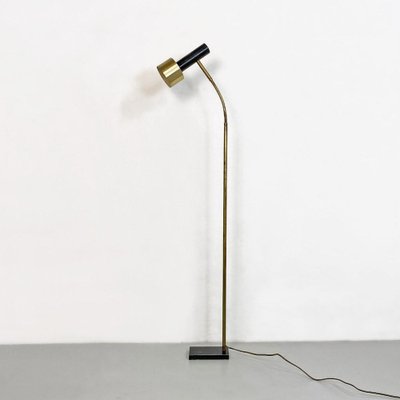 Mid-Century Modern Italian Brass & Metal Adjustable Floor Lamp from Stilux, 1960s-GDD-1260501