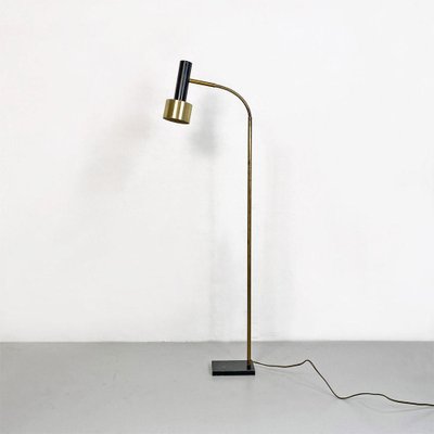 Mid-Century Modern Italian Brass & Metal Adjustable Floor Lamp from Stilux, 1960s-GDD-1260501