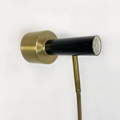 Mid-Century Modern Italian Brass & Metal Adjustable Floor Lamp from Stilux, 1960s-GDD-1260501